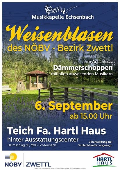  Plakat - Weisenblasen Echsenbach 